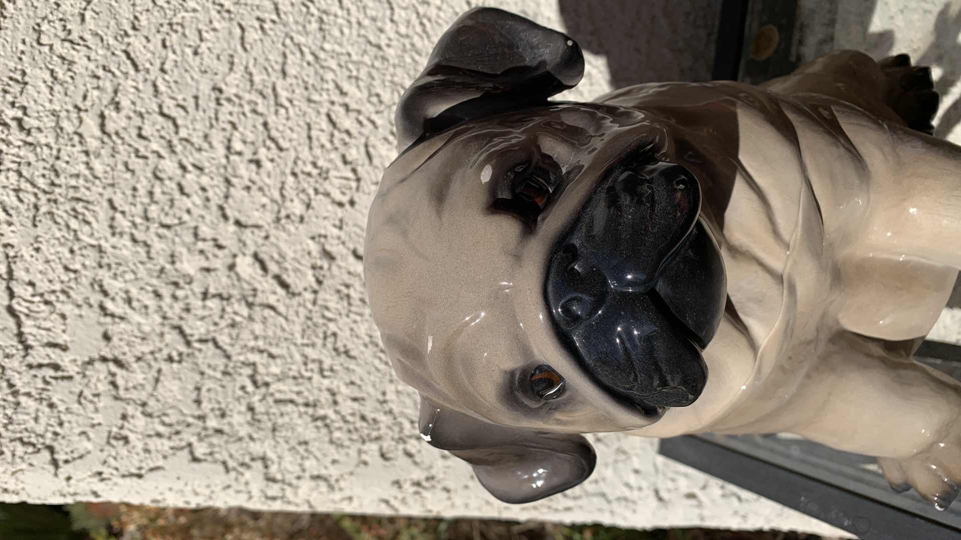 Photo 1 of PUG DOG COOKIE JAR 11” TALL