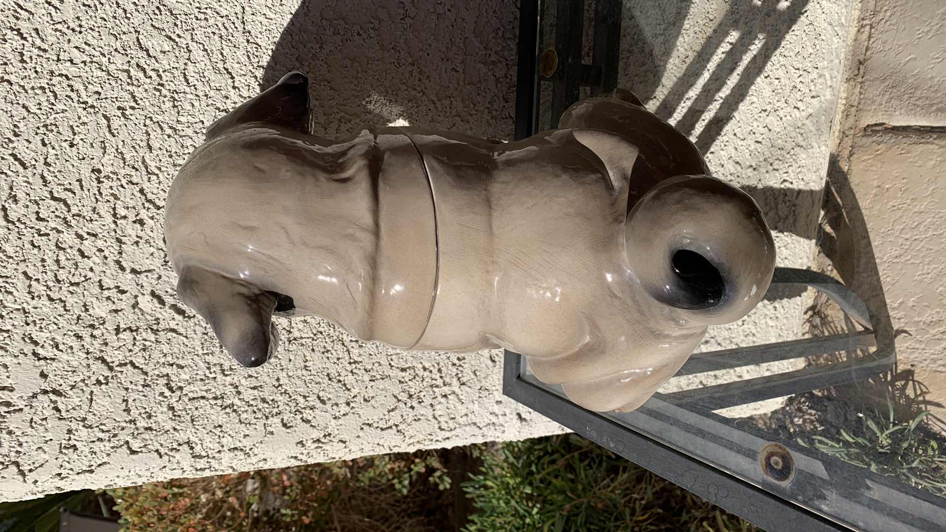 Photo 4 of PUG DOG COOKIE JAR 11” TALL