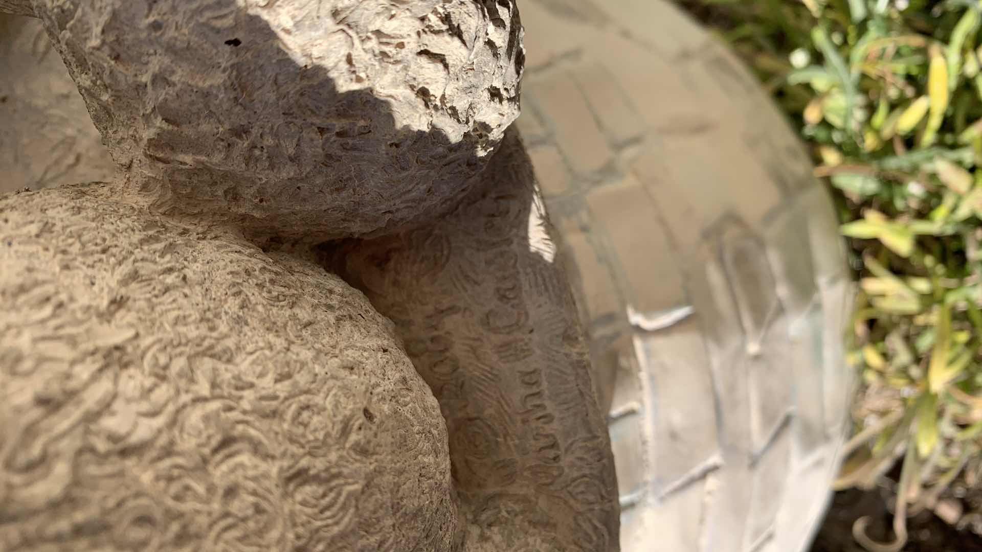 Photo 4 of CONCRETE POODLE SCULPTURE 16” TALL