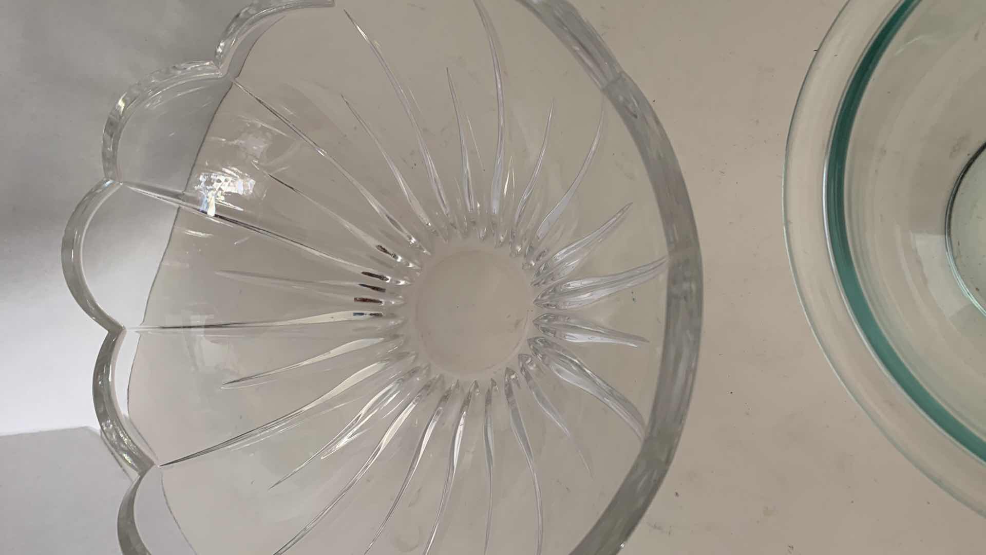 Photo 4 of ASSORTED CRYSTAL SERVICE WARE