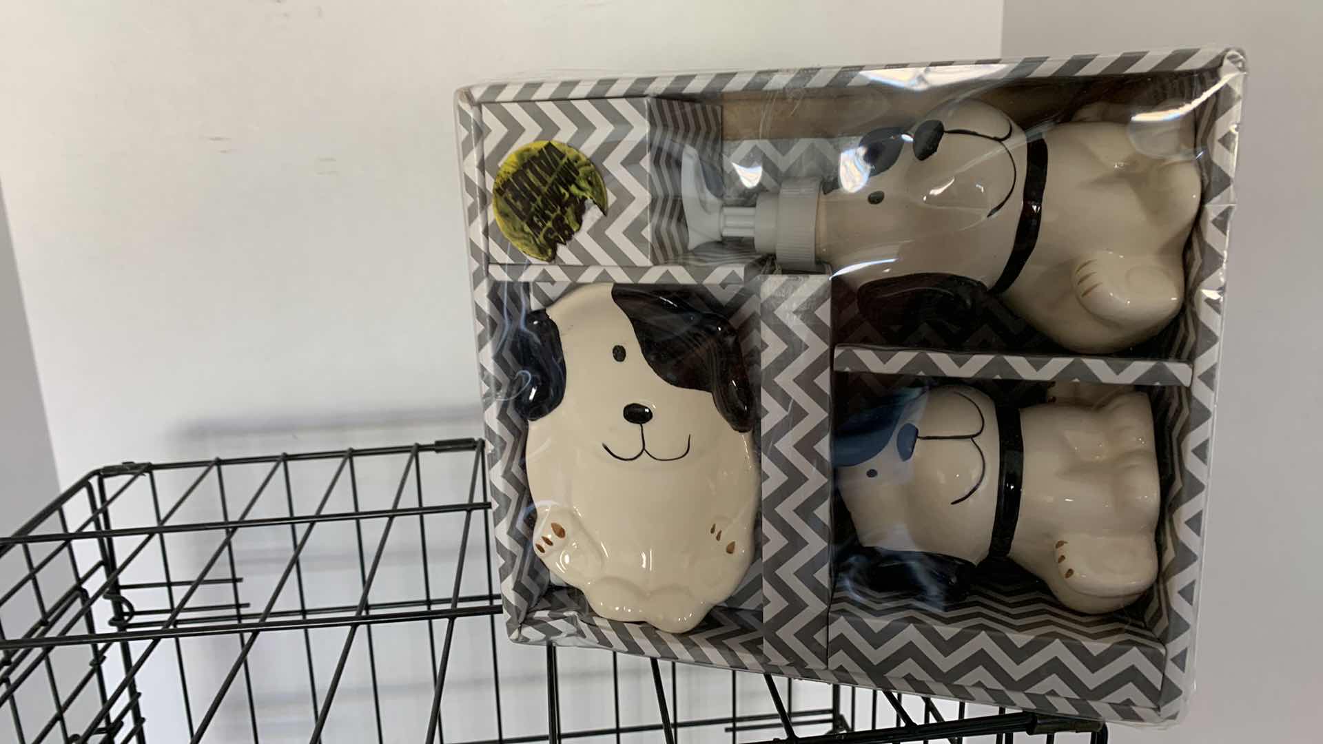 Photo 1 of DOG CAGE 17” X 12” H 14”, BOWLS AND A BATHROOM SET