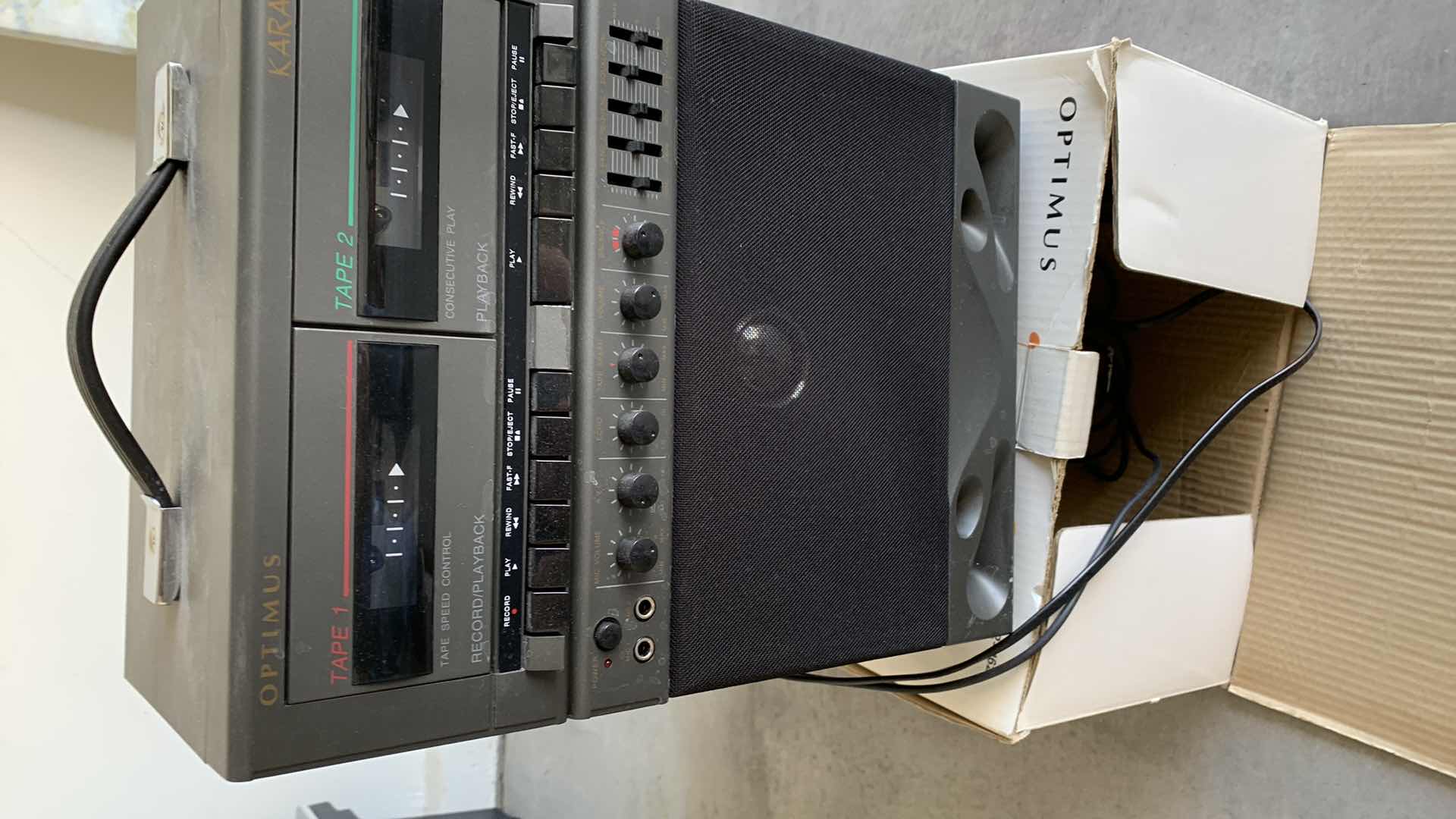 Photo 2 of DUAL CASSETTE KARAOKE SYSTEM