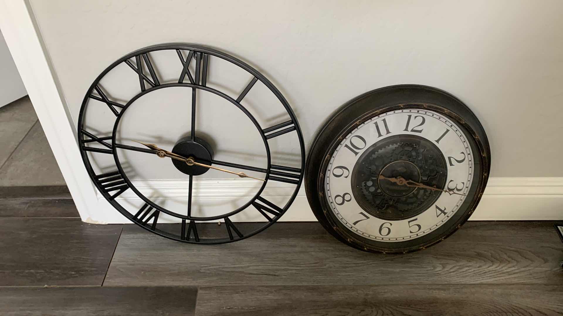 Photo 1 of 2-WALL CLOCKS