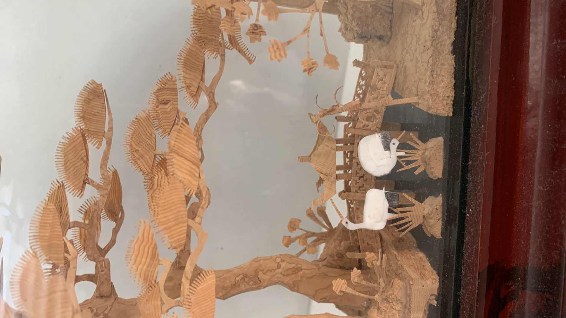 Photo 1 of CHINESE CORK SCULPTURE 12.5” X 9”