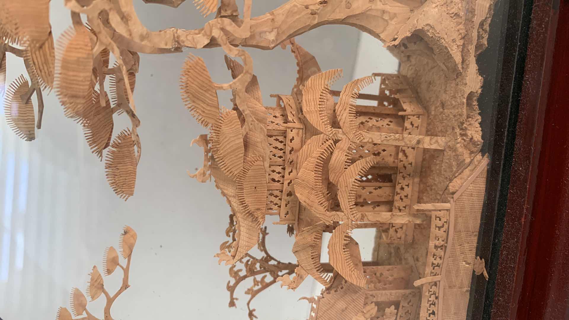 Photo 1 of CHINESE CORK SCULPTURE 12.5” X 9”