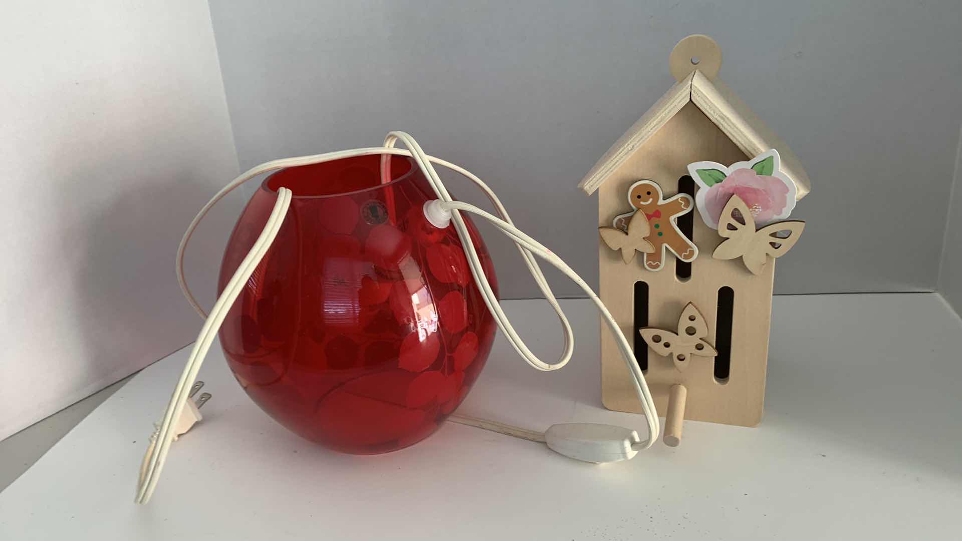 Photo 1 of BIRD HOUSE AND HANGING LIGHT
