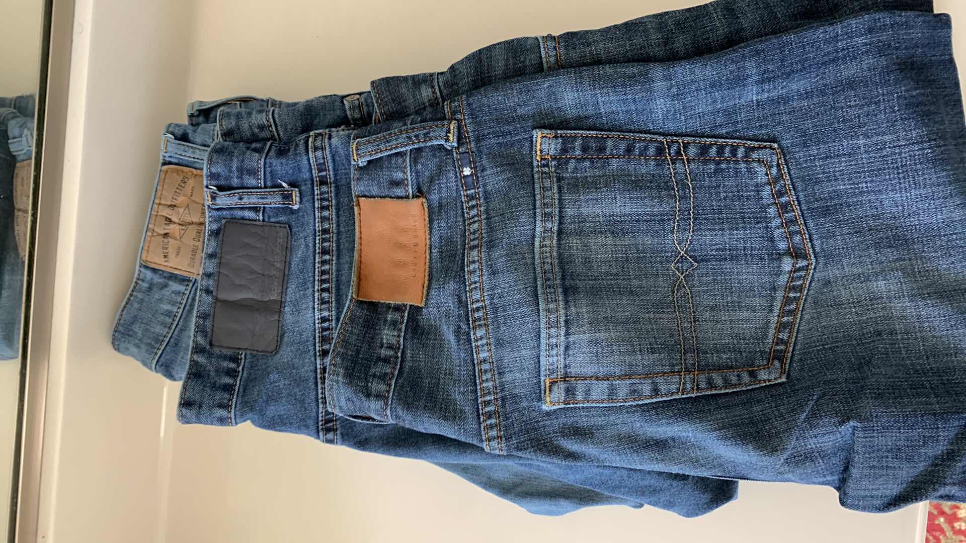 Photo 1 of 3-WOMENS STRAIGHT LEG JEANS SIZE 30 CALVIN KLEIN, LUCKY BRAND, AMERICAN EAGLE OUTFITTERS