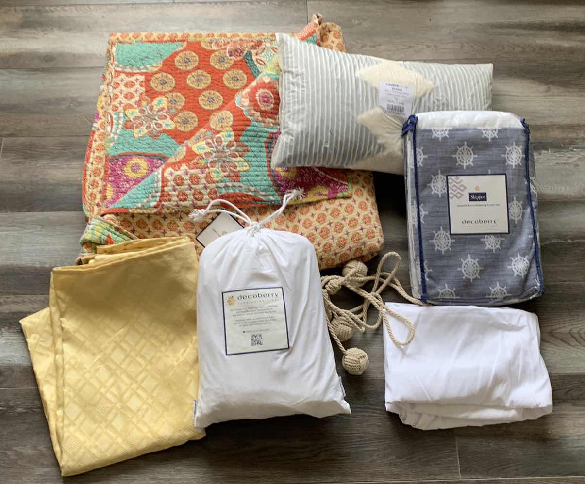 Photo 1 of ASSORTED LINENS AND CURTAINS