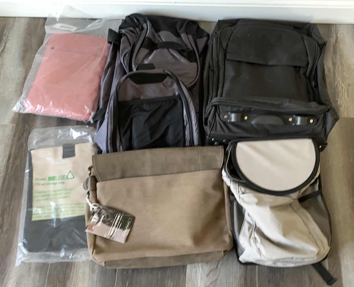 Photo 1 of BAGS, TABLET CASE , AND A BRIEFCASE
