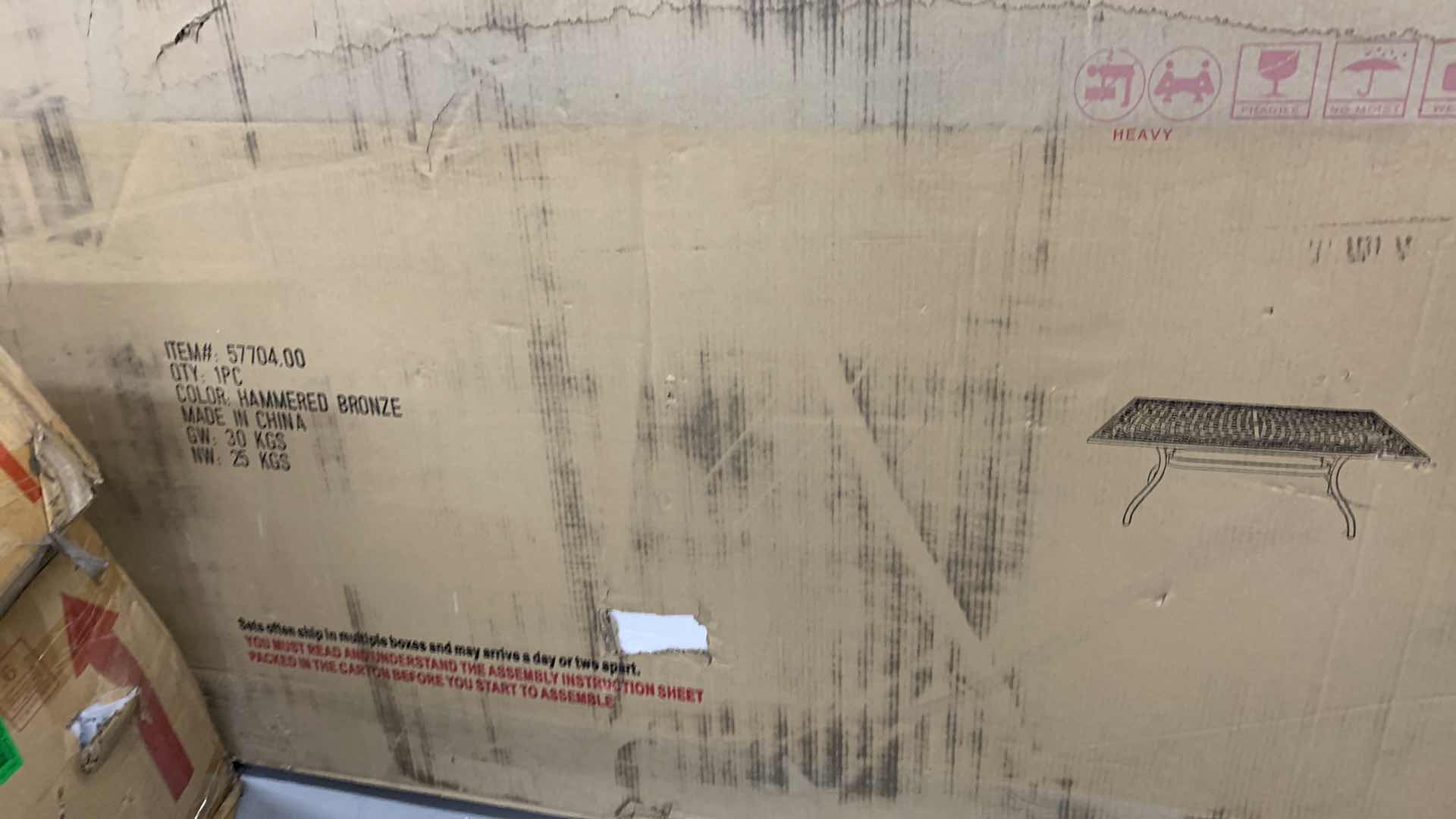 Photo 1 of MONTERIA BRONZE CAST ALUMINUM RECTANGLE TABLE