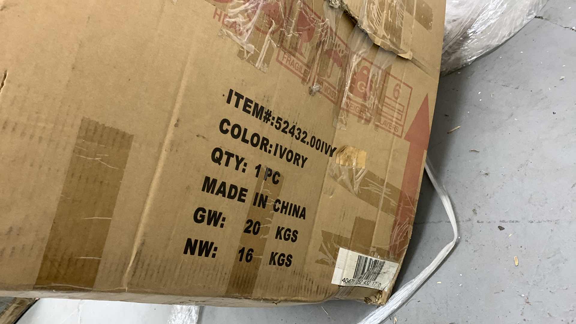 Photo 1 of ALFRED BUTTON TUFTED FABRIC CLUB CHAIR