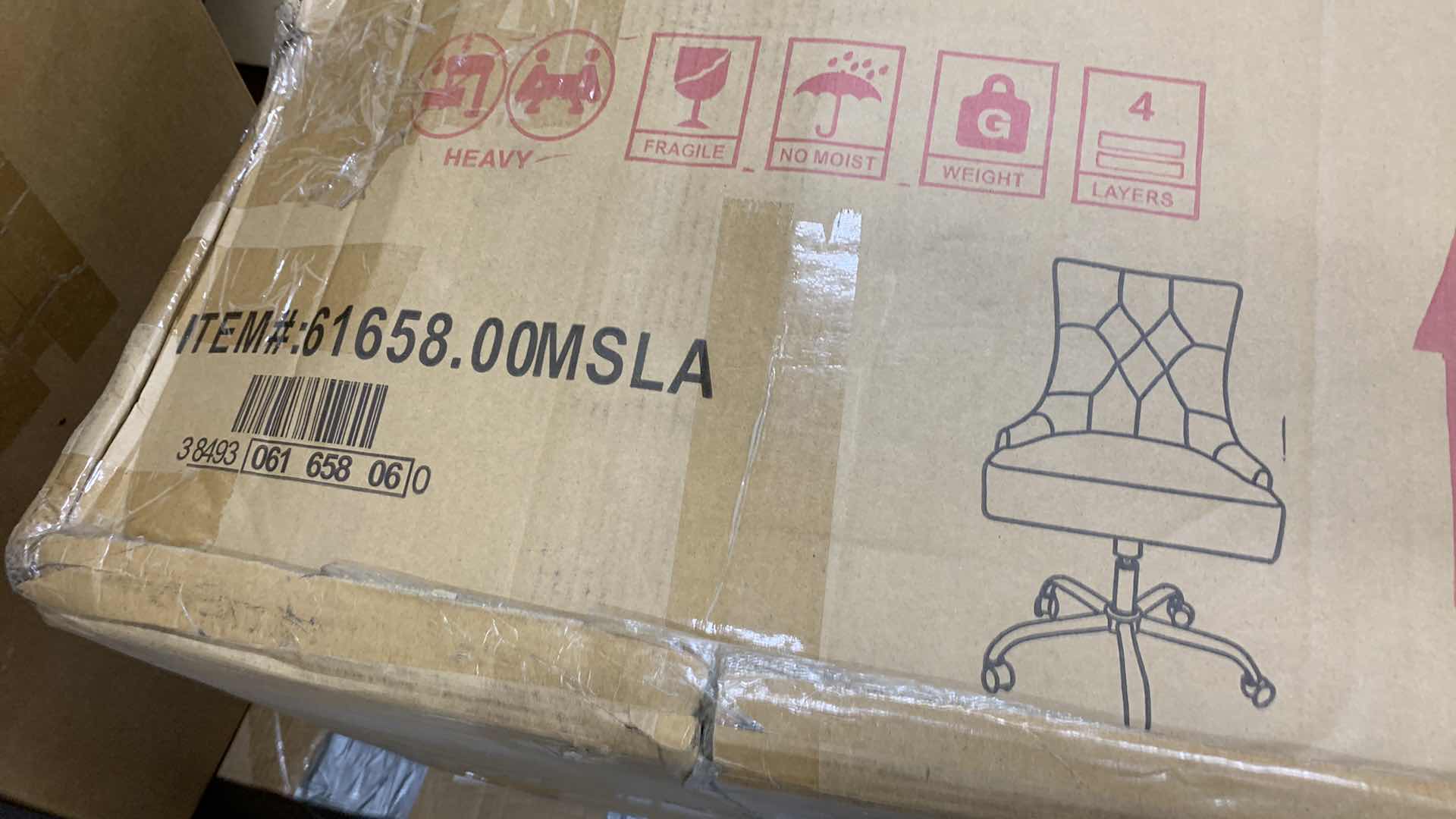 Photo 1 of BAGNOLD HOME OFFICE MICROFIBER DESK CHAIR 