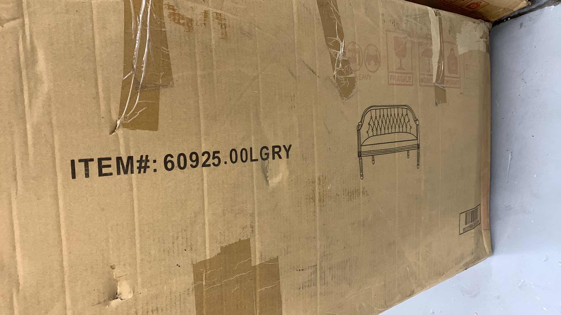 Photo 1 of MEGAN TRADITIONAL TUFTED UPHOLSTERED LOVESEAT