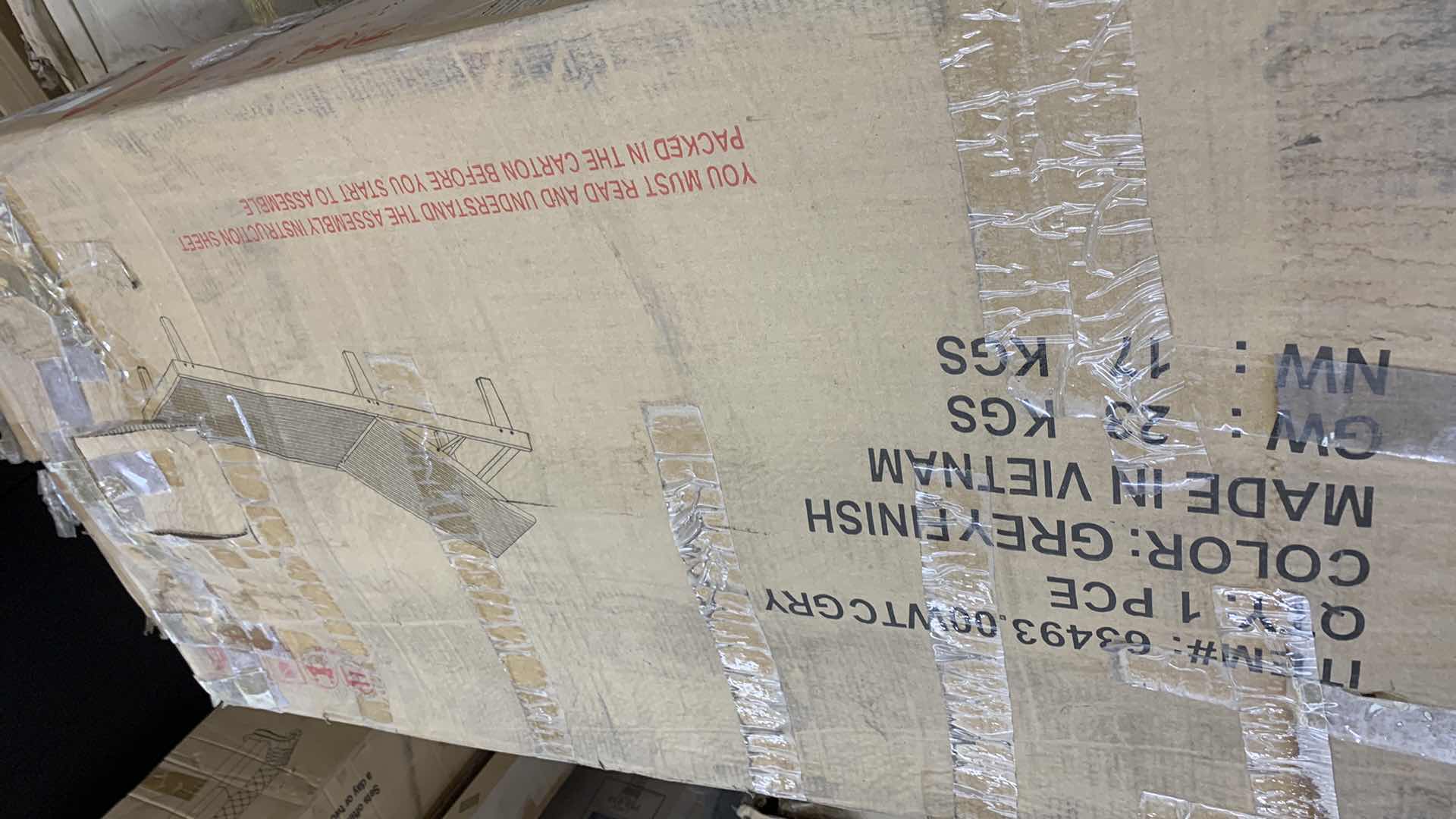 Photo 1 of GREY FINISH OUTDOOR LOUNGE CHAIR CHAISE