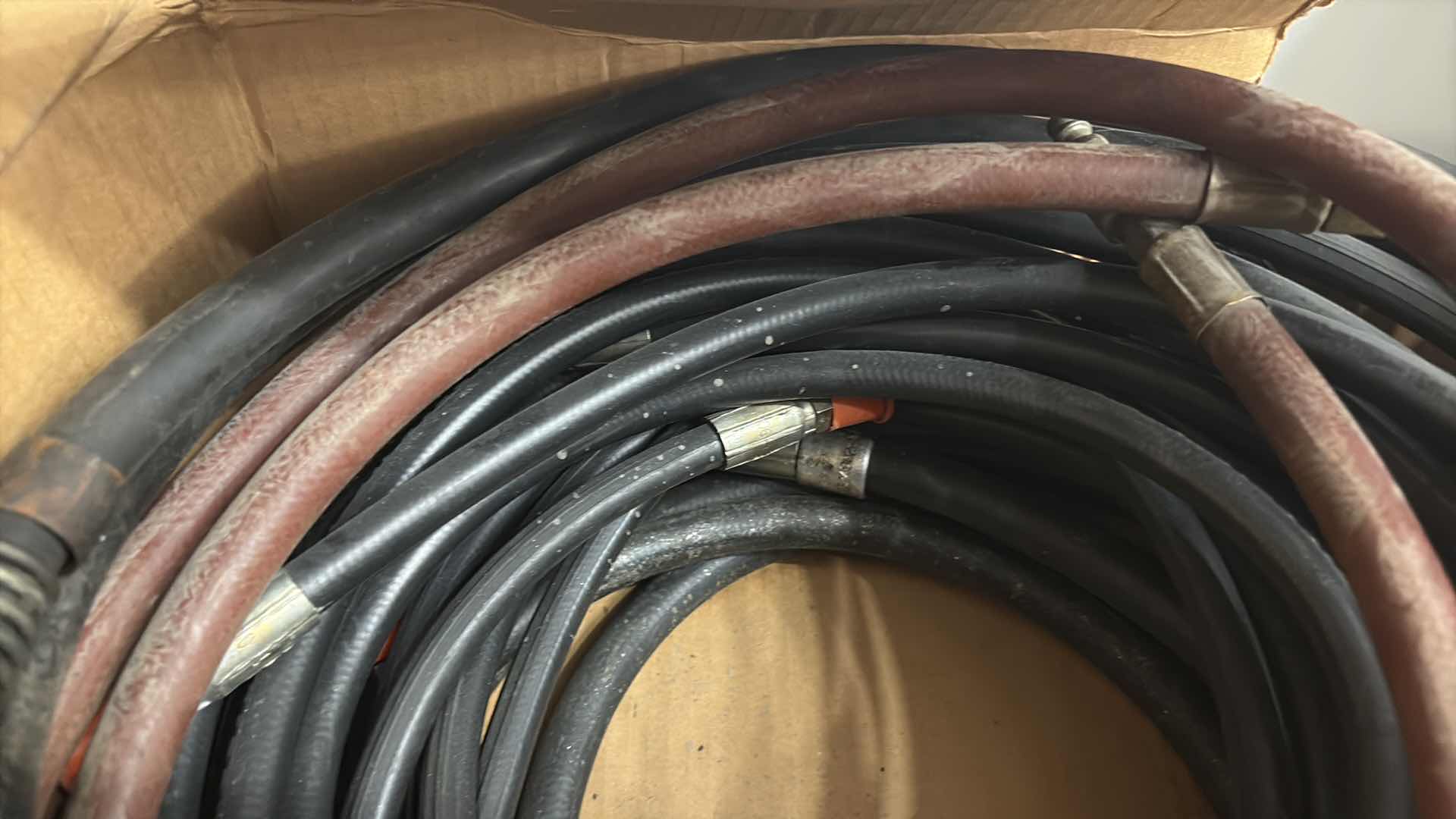 Photo 1 of BOX OF HYDRAULIC HOSES