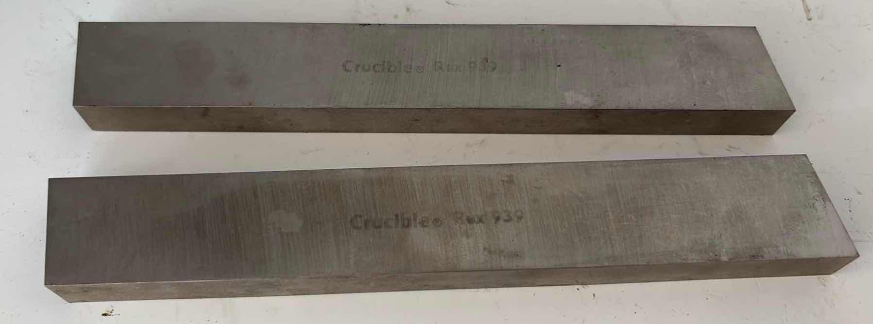 Photo 1 of (3)PCS CRUCIBLE REX 939 COBALT STEEL