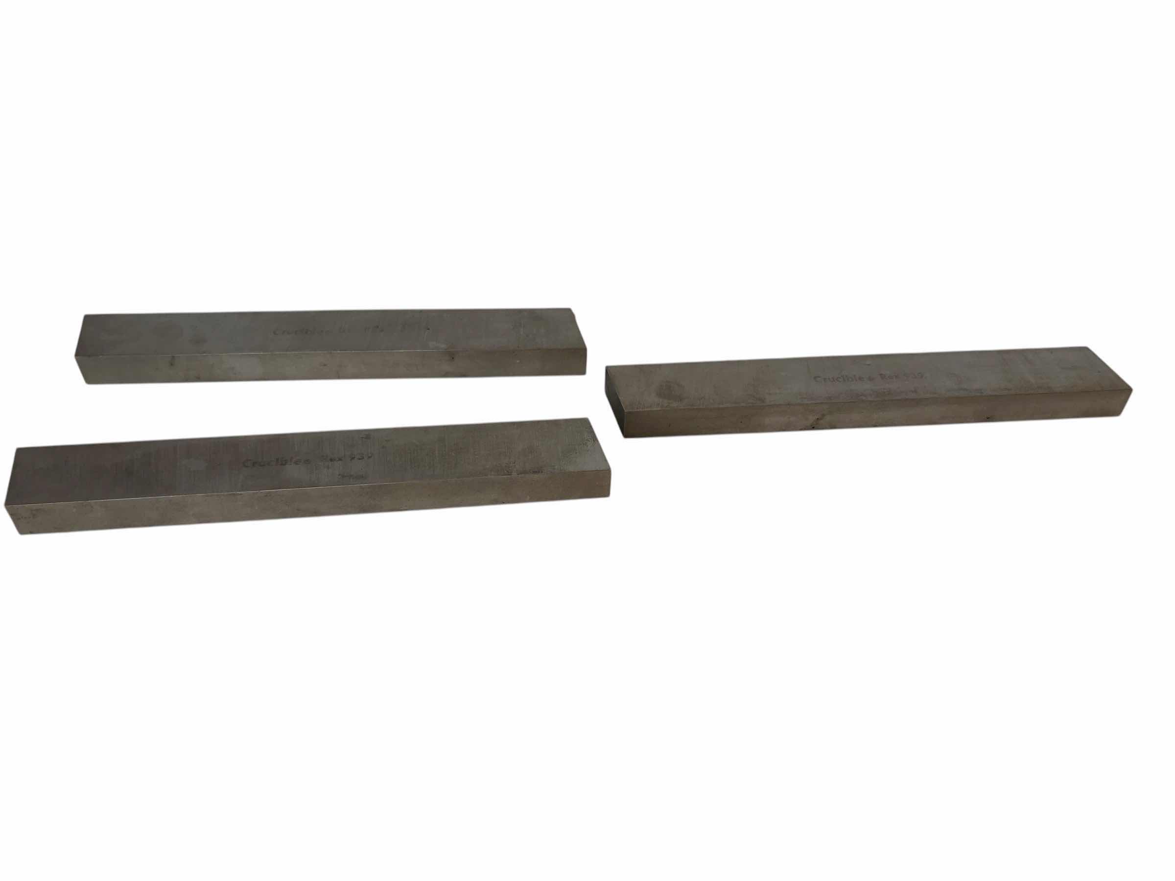 Photo 1 of (3)PCS CRUCIBLE REX 939 COBALT STEEL