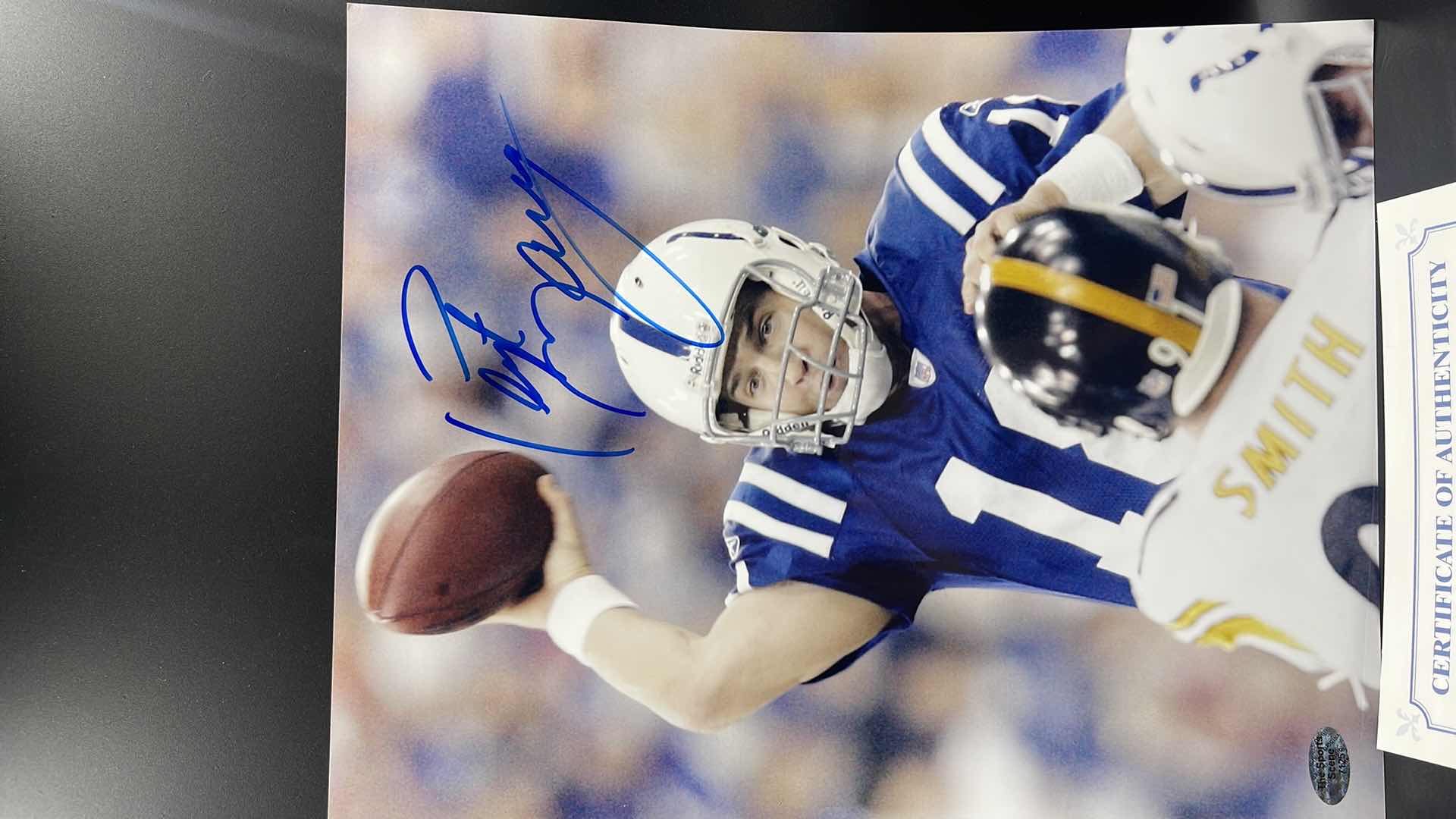 Photo 1 of PEYTON MANNING 8” X 10” AUTOGRAPHED PHOTO W COA