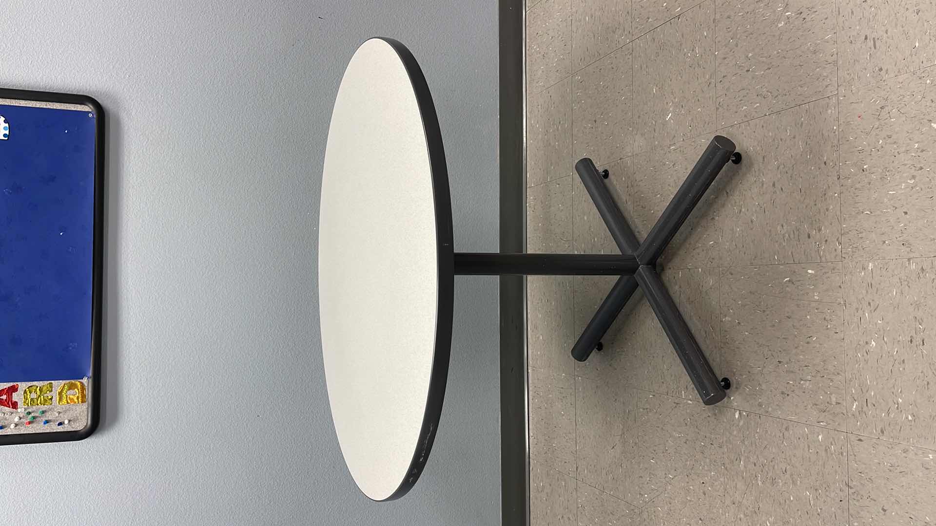 Photo 1 of 36” ROUND DINING TABLE W MEDAL BASE H30”