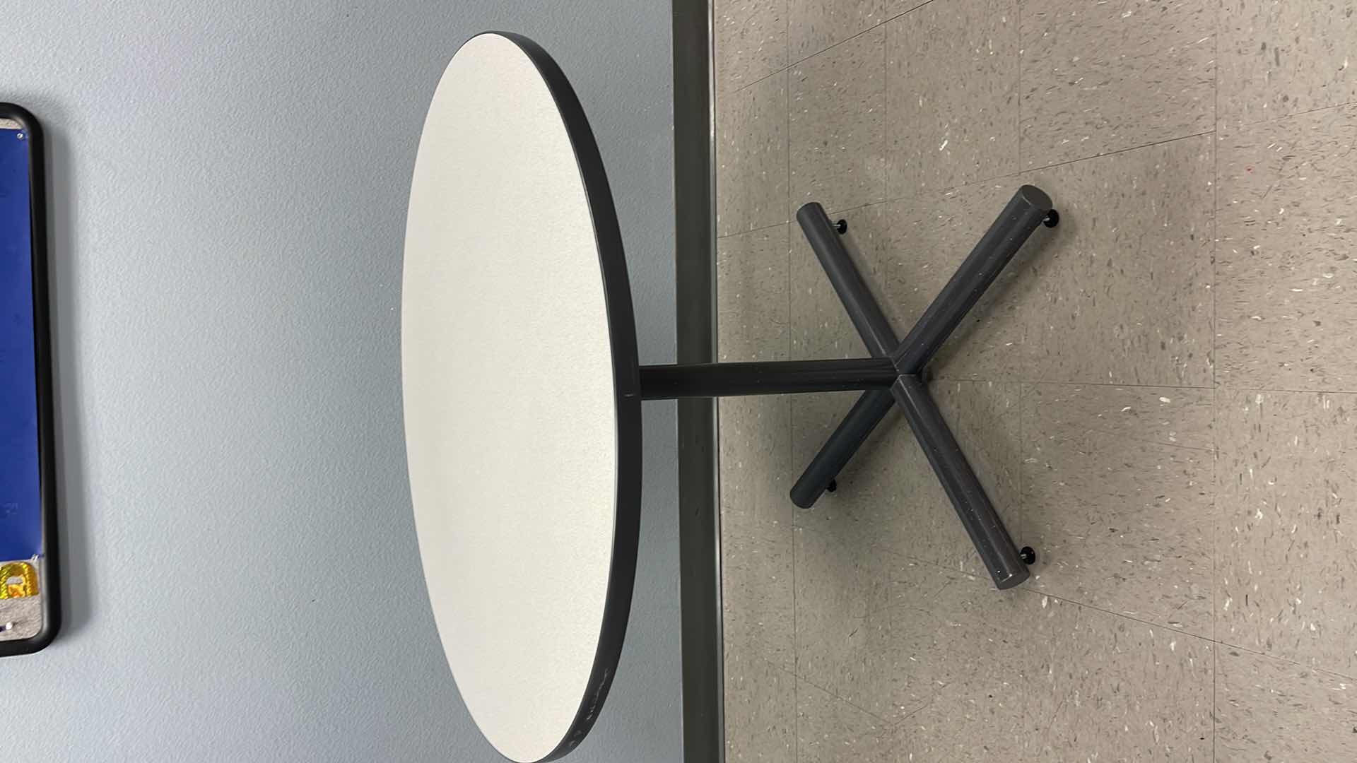 Photo 1 of 36” ROUND DINING TABLE W MEDAL BASE H30”