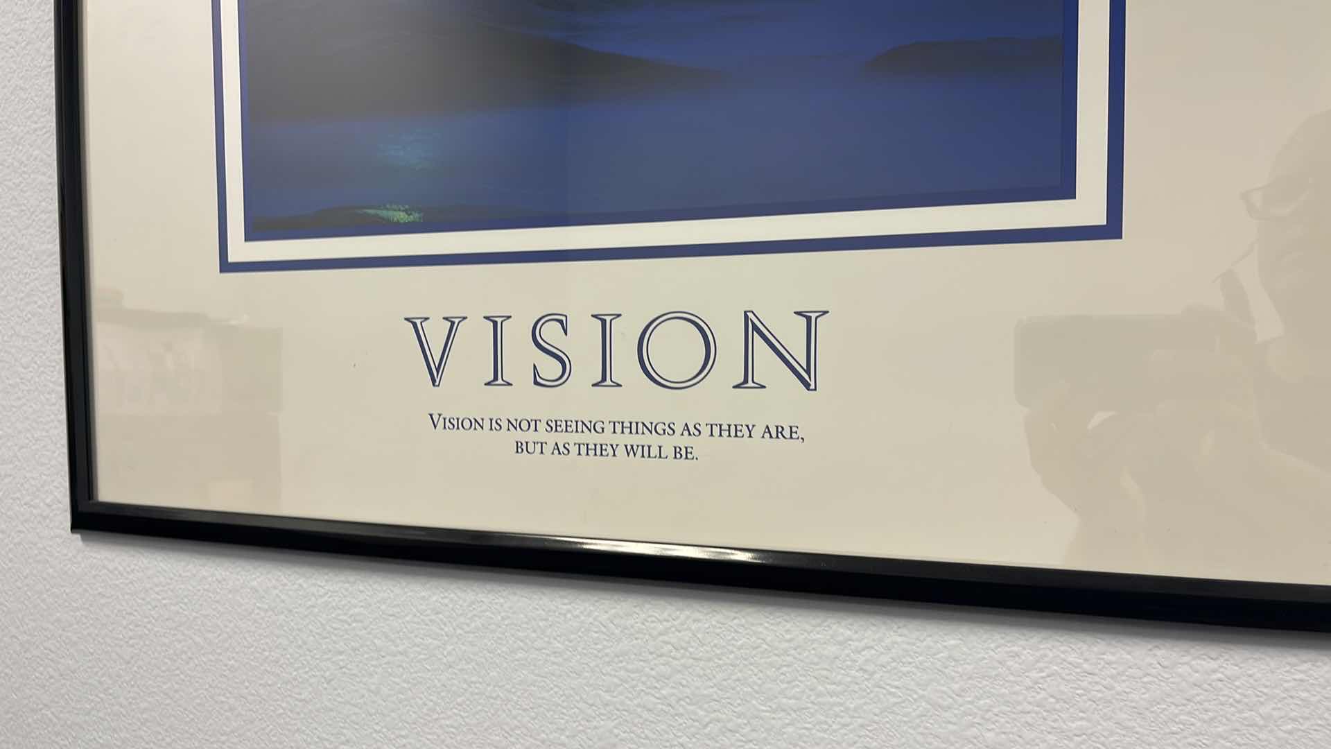 Photo 1 of FRAMED MOTIVATION POSTER 31” X 25”