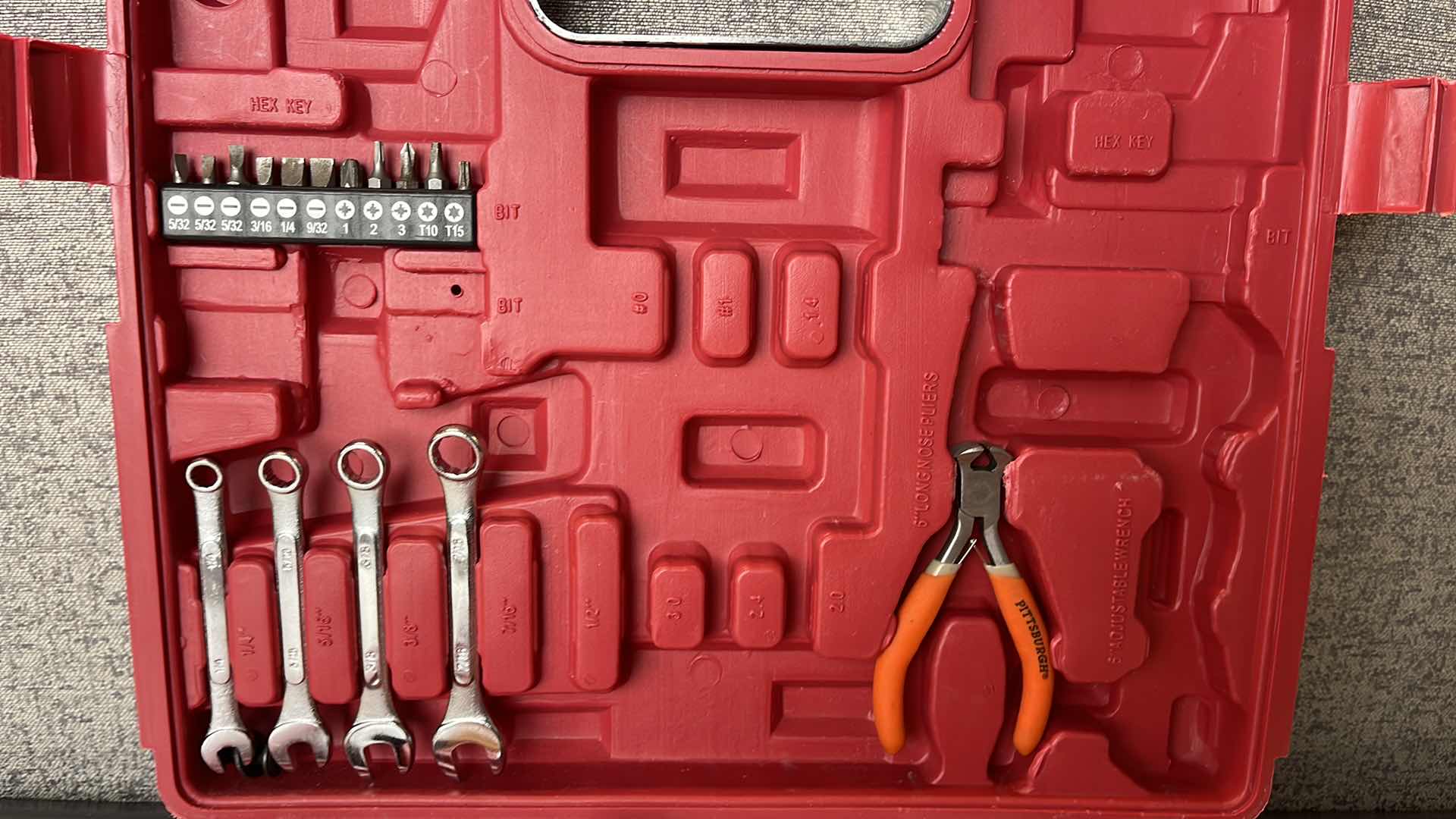 Photo 1 of YLTRA STEEL TOOL SET W CARRY CASE (MISSING TOOLS)