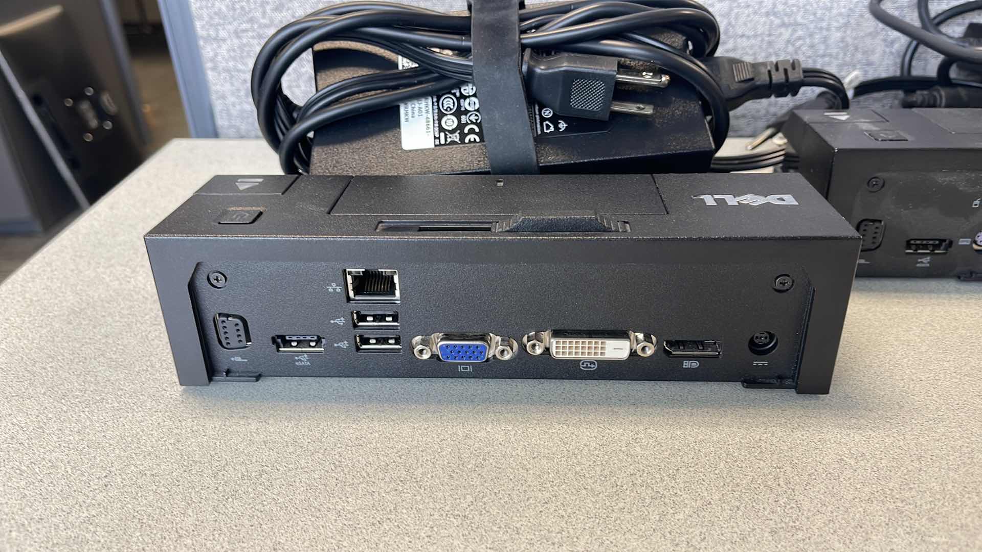 Photo 1 of 3 PC DELL DOCKING STATIONS APPROX VALUE $120