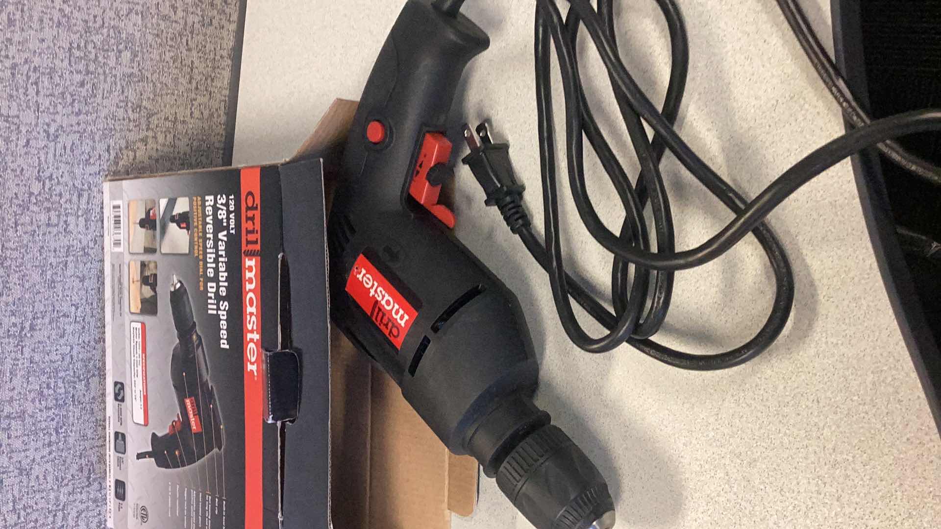 Photo 1 of DRILLMASTER 3/8” VARIABEL SPEED REVERSIBLE DRILL