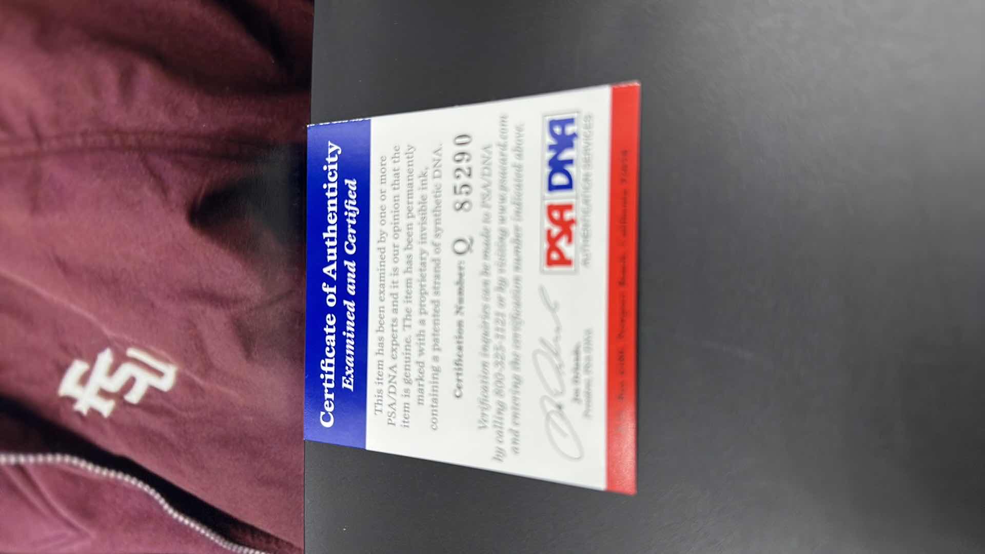 Photo 1 of BOBBY BOWDEN 8” X 10” AUTOGRAPHED PHOTO W COA