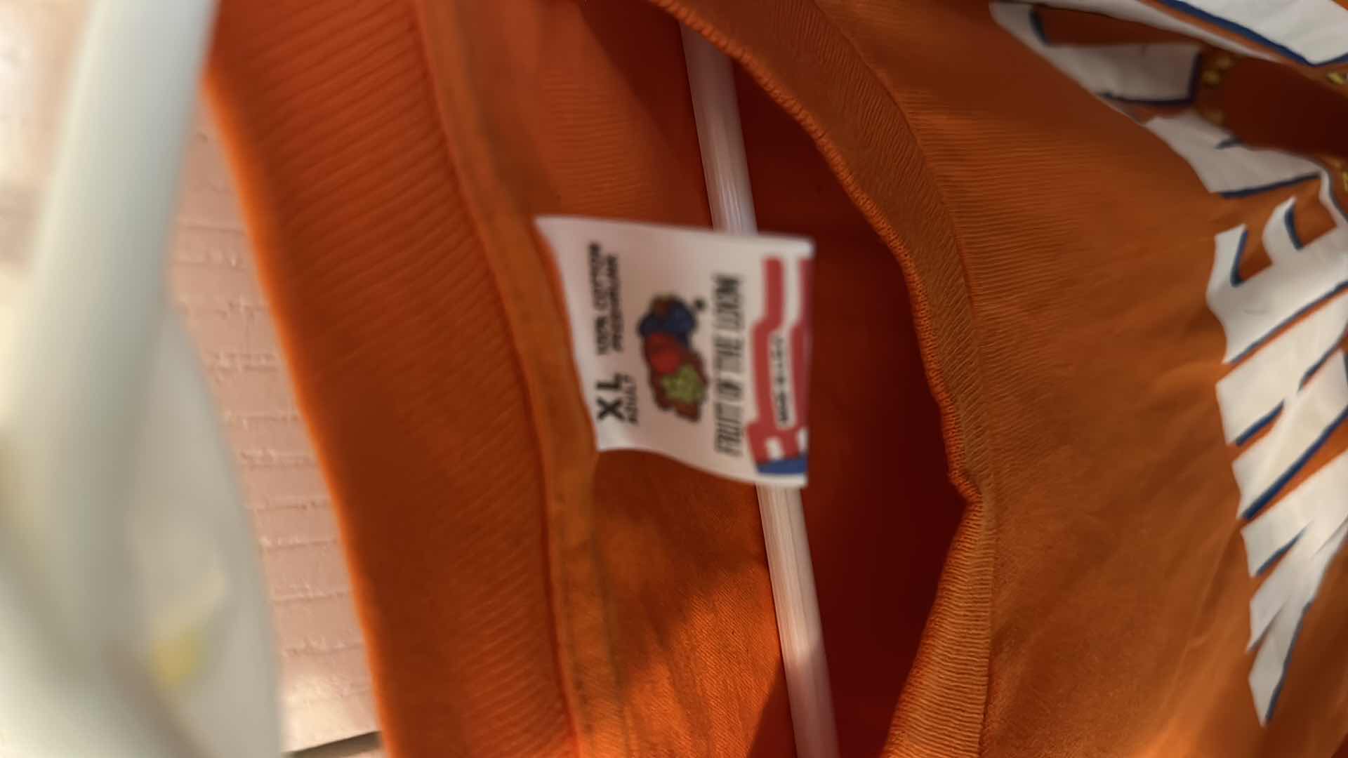 Photo 1 of VINTAGE WALTER PAYTON AUTOGRAPHED WHEATIES SHIRT XL