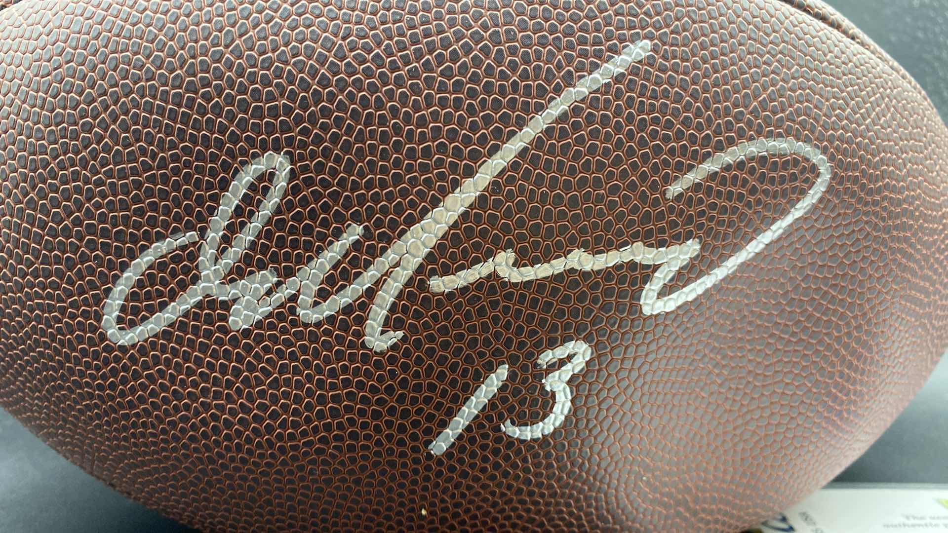 Photo 1 of DAN MARINO AUTOGRAPHED FOOTBALL W COA