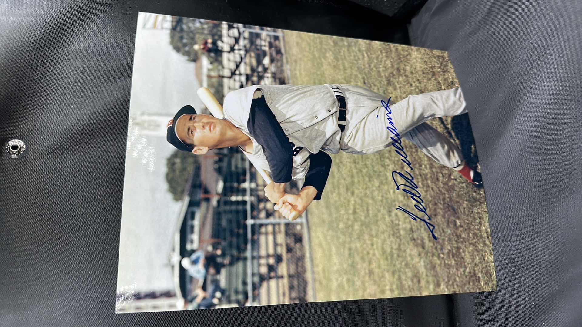 Photo 1 of TED WILLIAMS 8”X10” AUTOGRAPHED PHOTO AUTHENTICITY VERIFIED BY SELLER