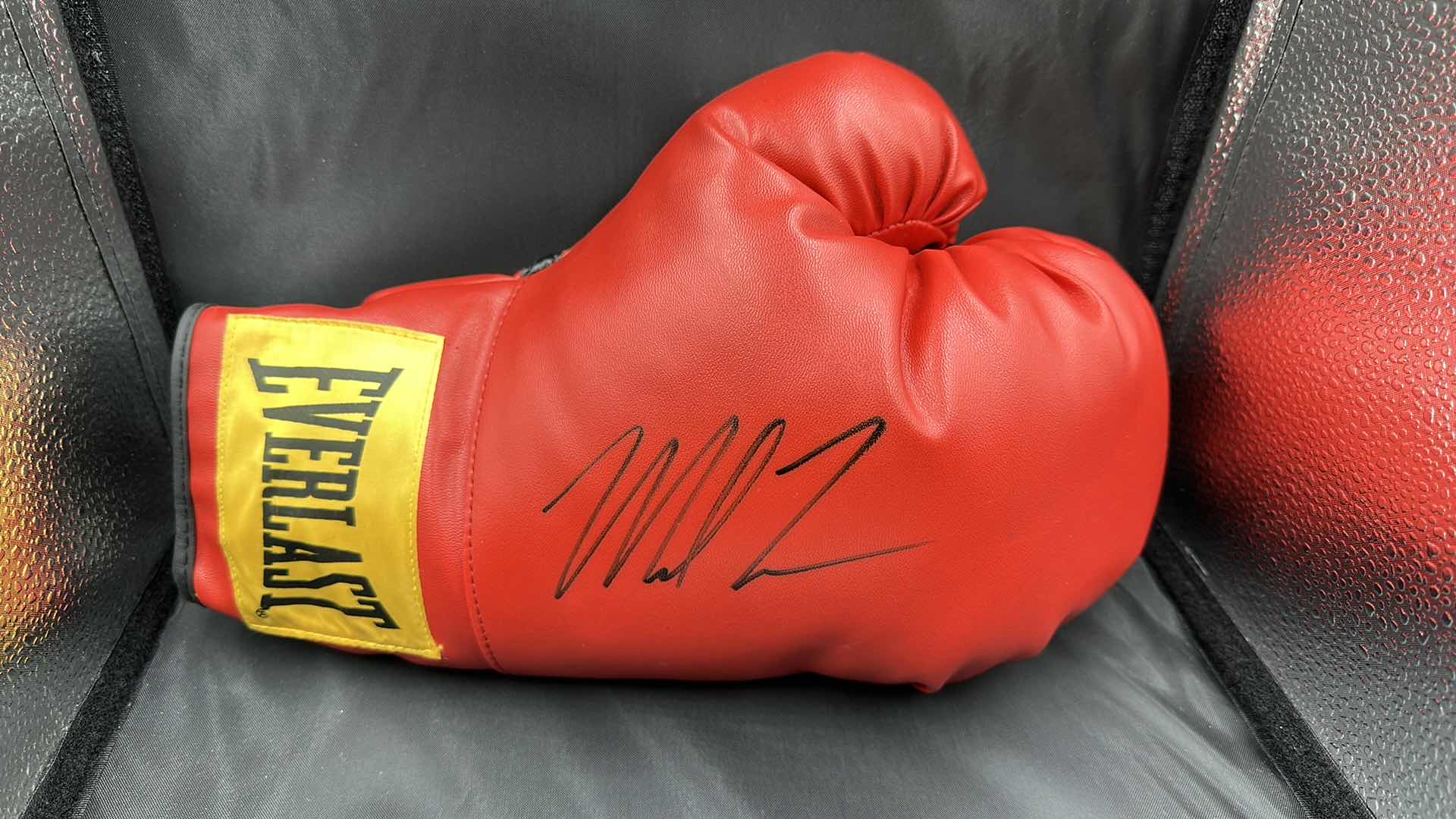 Photo 1 of MIKE TYSON AUTOGRAPHED EVERLAST BOXING GLOVE W COA