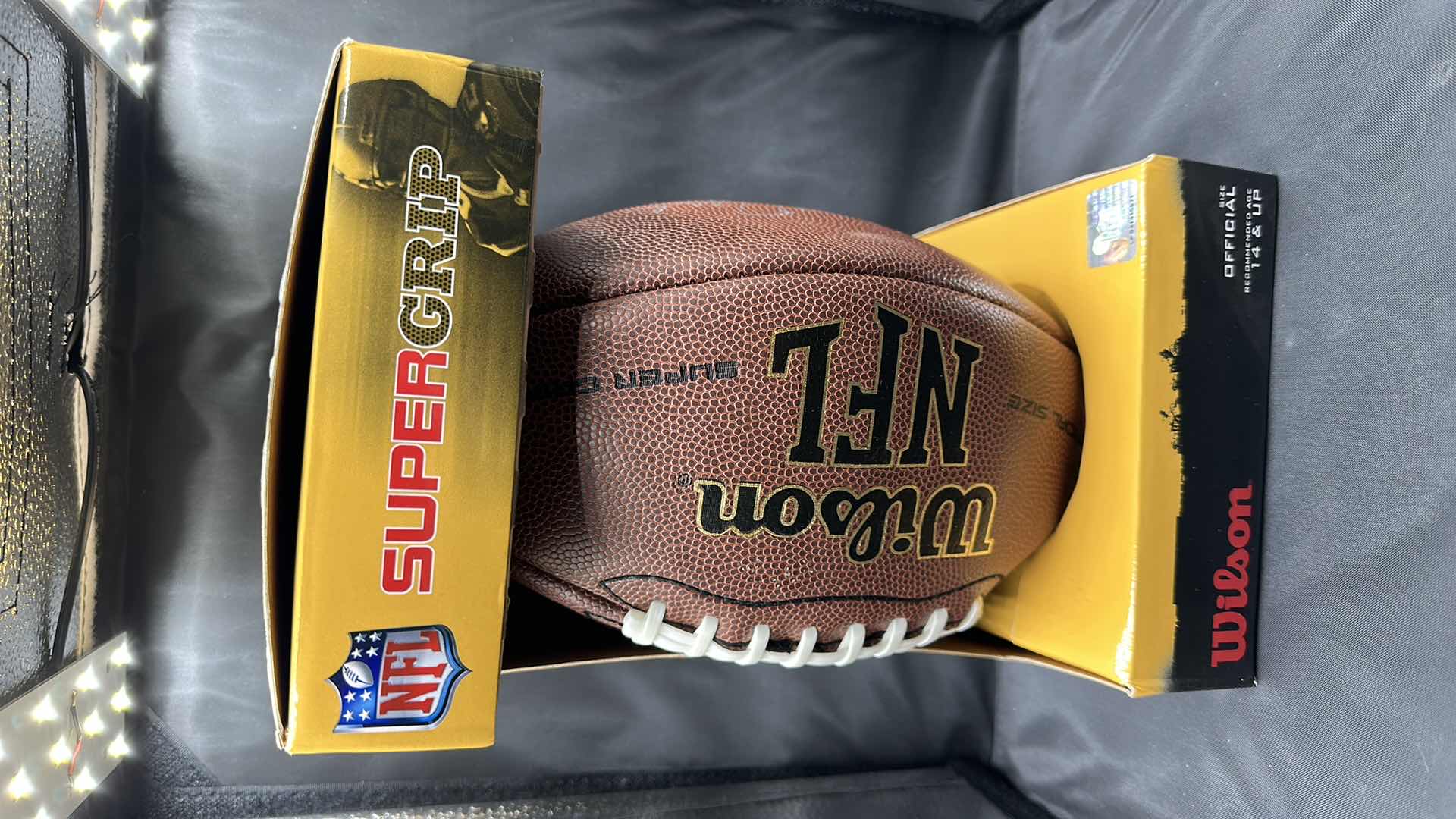 Photo 1 of JERRY RICE AUTOGRAPHED FOOTBALL AUTHENTICITY VERIFIED BY SELLER