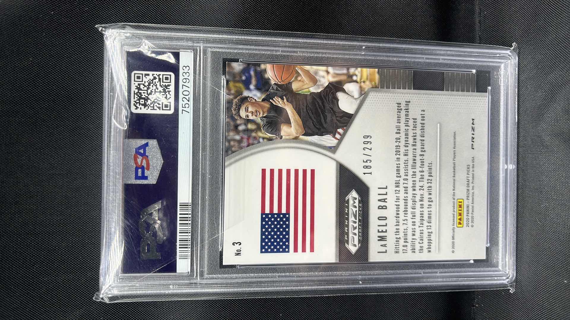 Photo 1 of 2020 LaMELO BALL PANINI PRIZM DP 3 RATED 10