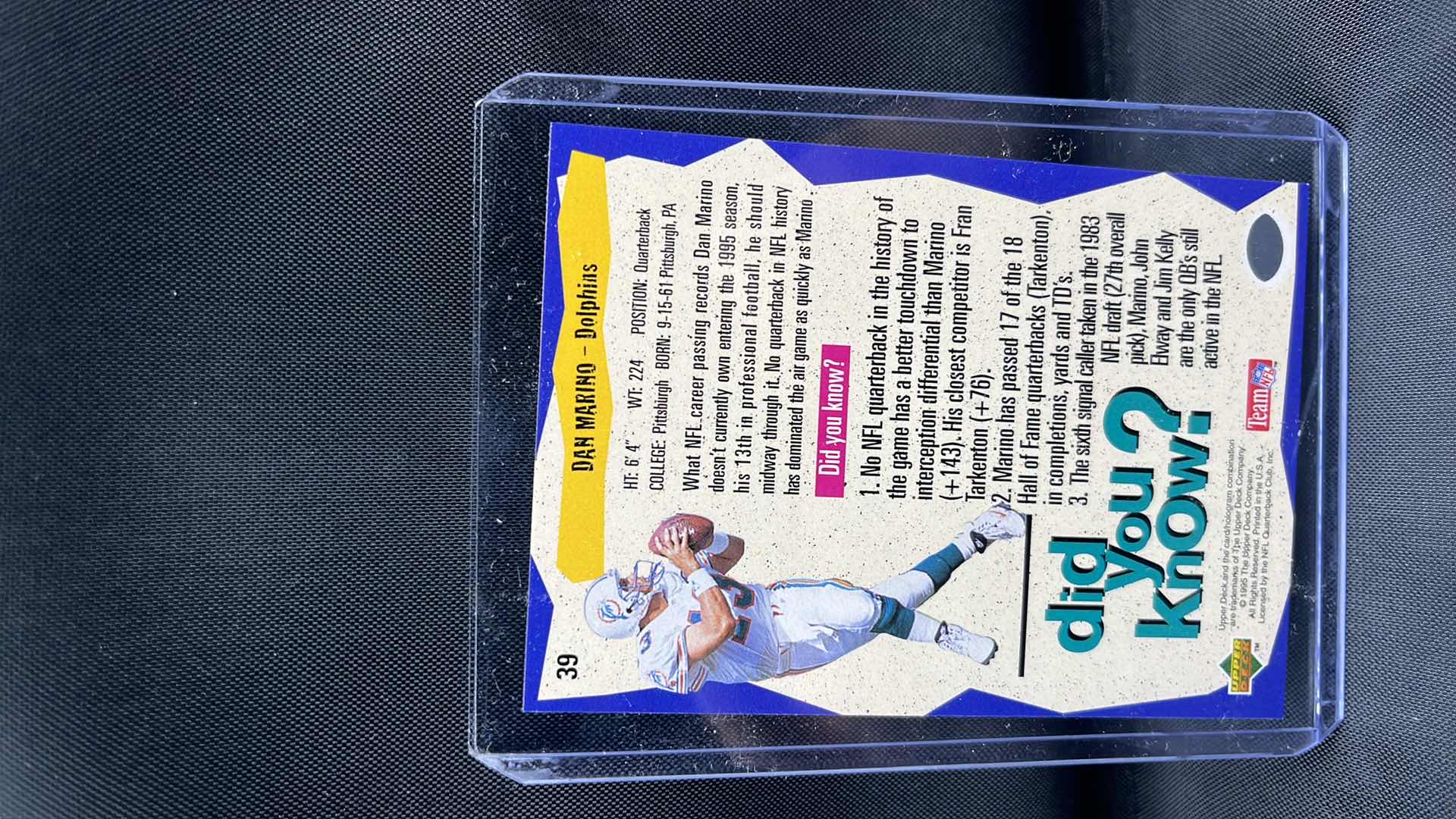 Photo 1 of Assorted mixed Dan Marino football cards