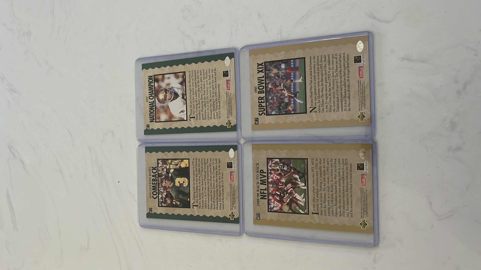 Photo 1 of Assorted joe Montana football cards
