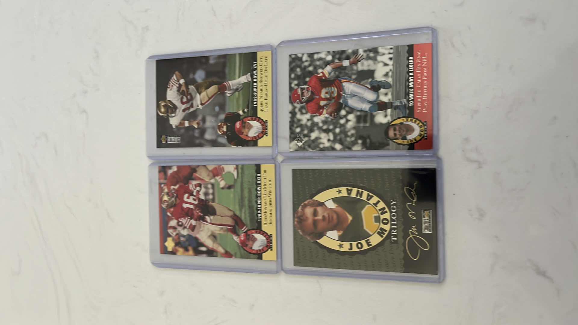Photo 1 of Assorted joe Montana football cards