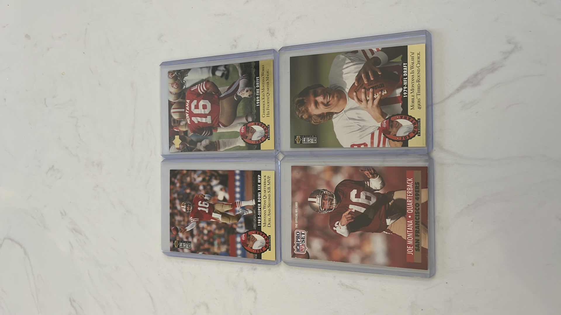Photo 1 of Assorted joe Montana football cards