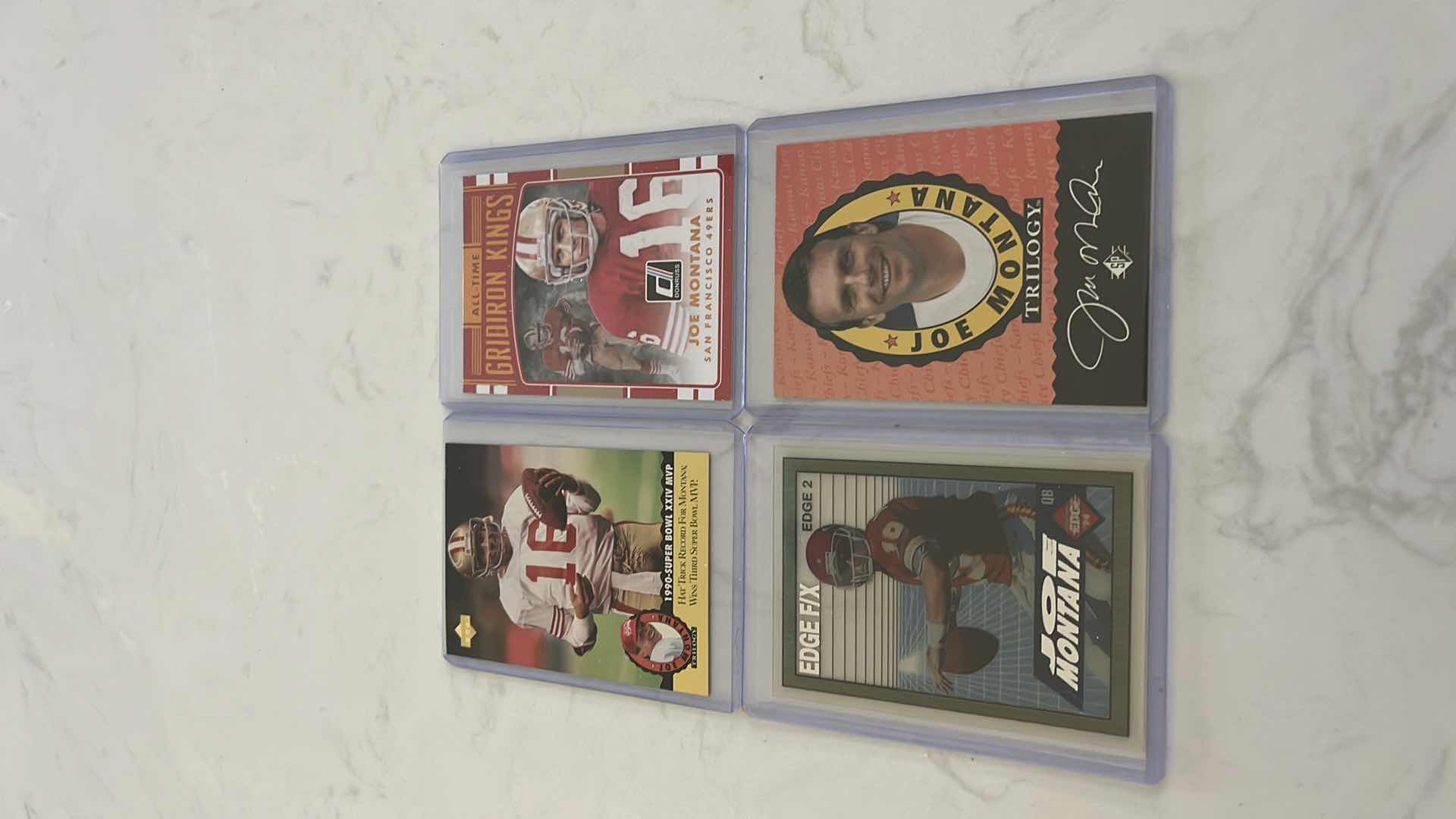 Photo 1 of Assorted joe Montana football cards