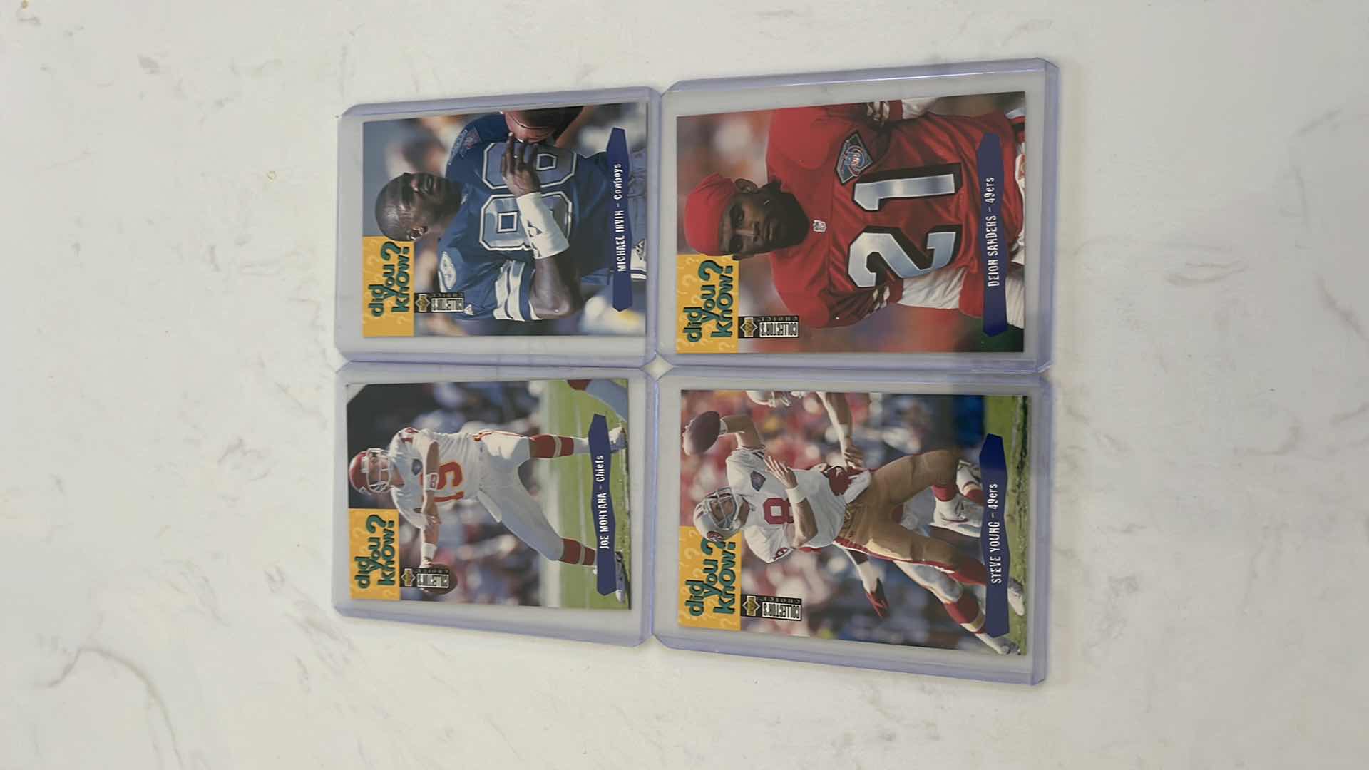 Photo 1 of Assorted did you know nfl cards