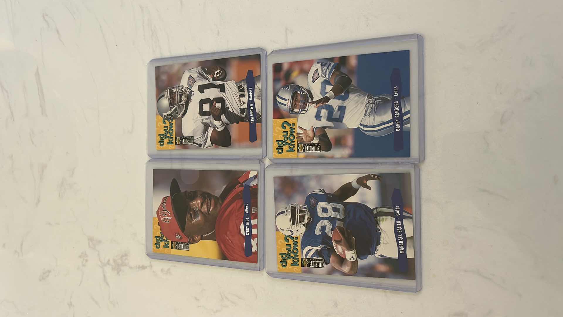 Photo 1 of Assorted did you know nfl cards