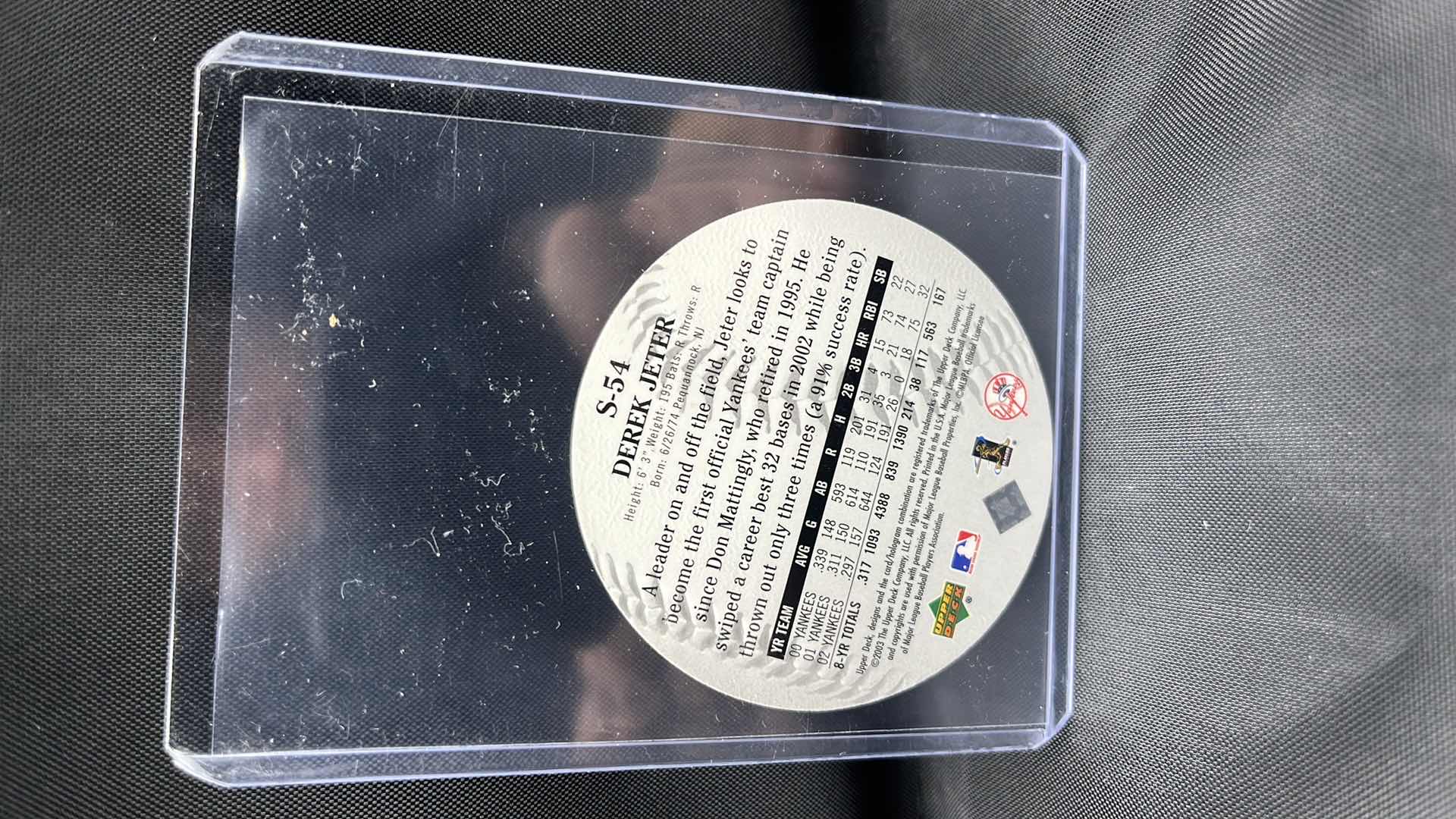 Photo 1 of 2003 upper deck Derek jeter s-54