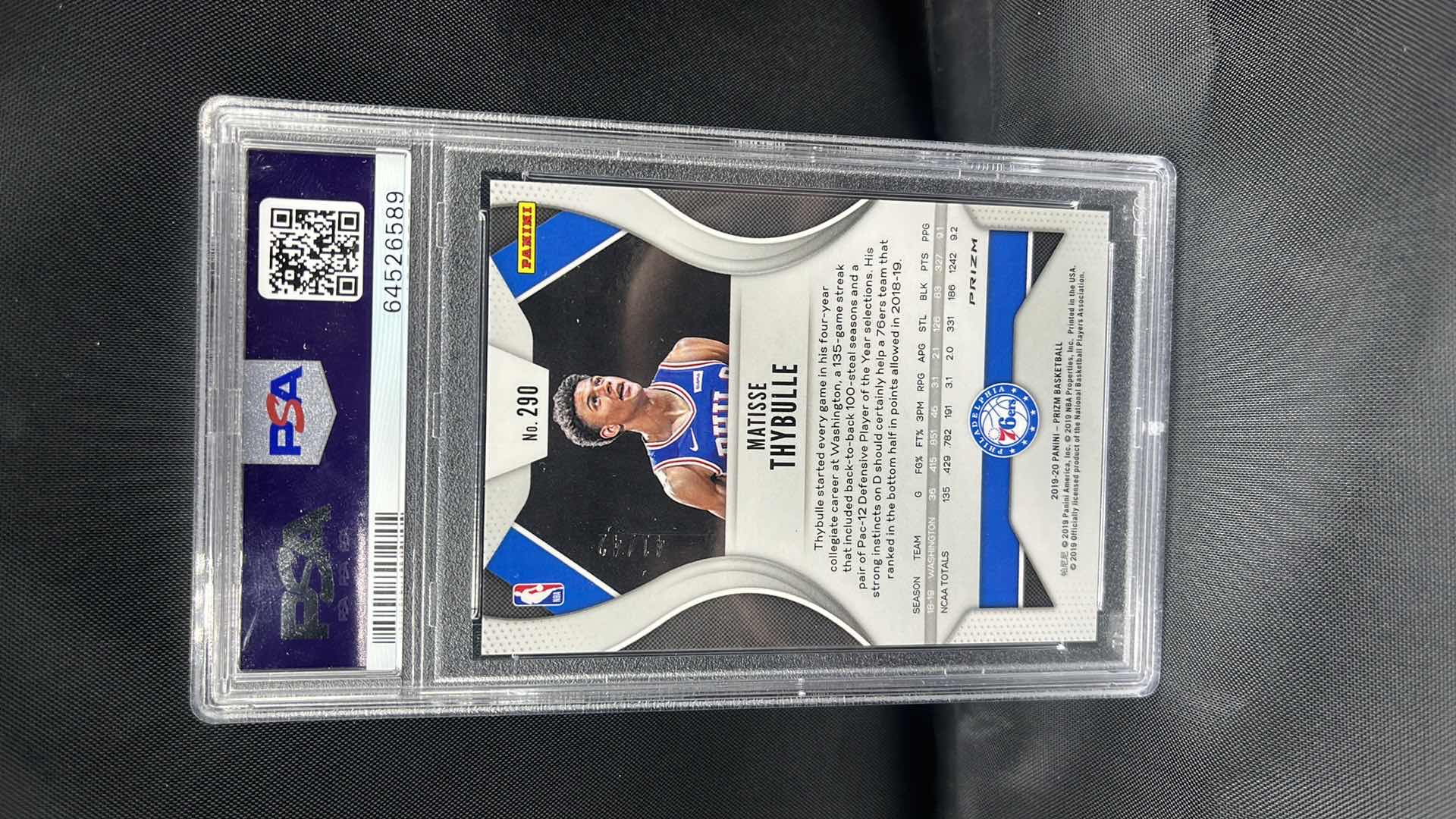 Photo 1 of 2019-20 panini PRIZM rookie Matisse thybulle 290