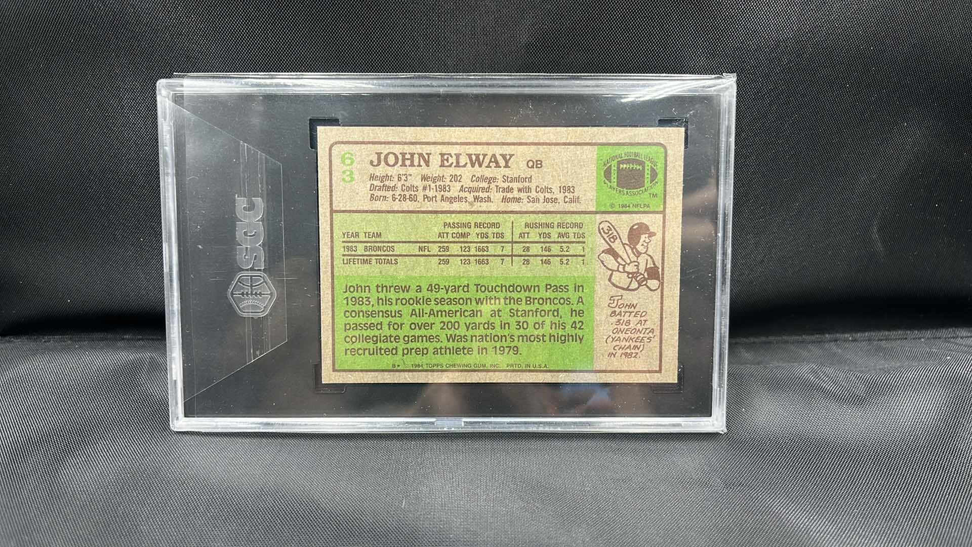 Photo 1 of 1984 rookie John elway 63 mint 8