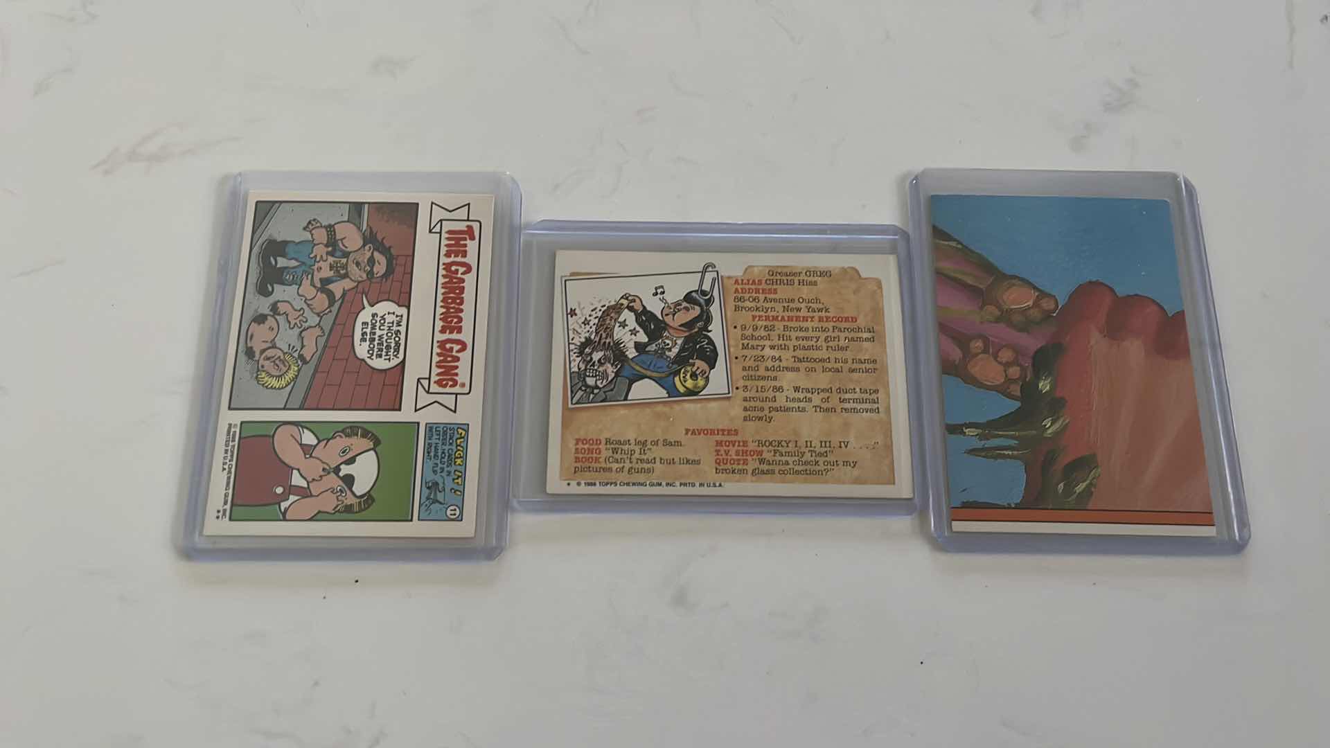 Photo 1 of Assorted garbage pail kids collectible sticker cards