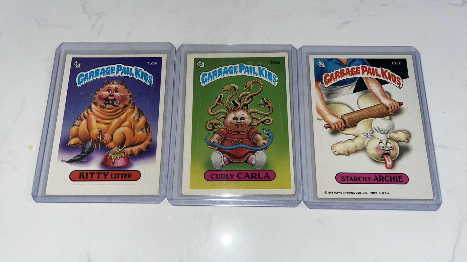 Photo 1 of Assorted garbage pail kids collectible sticker cards