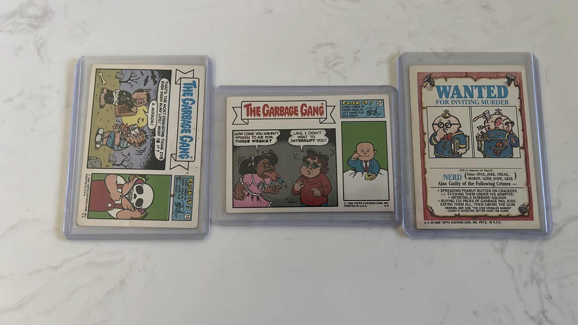 Photo 1 of Assorted garbage pail kids collectible sticker cards