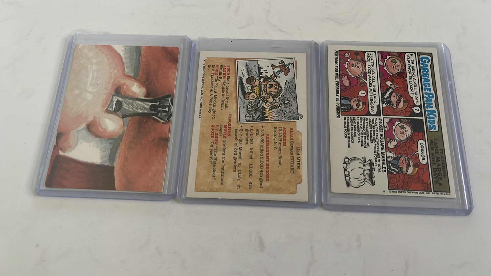 Photo 1 of Assorted garbage pail kids collectible sticker cards