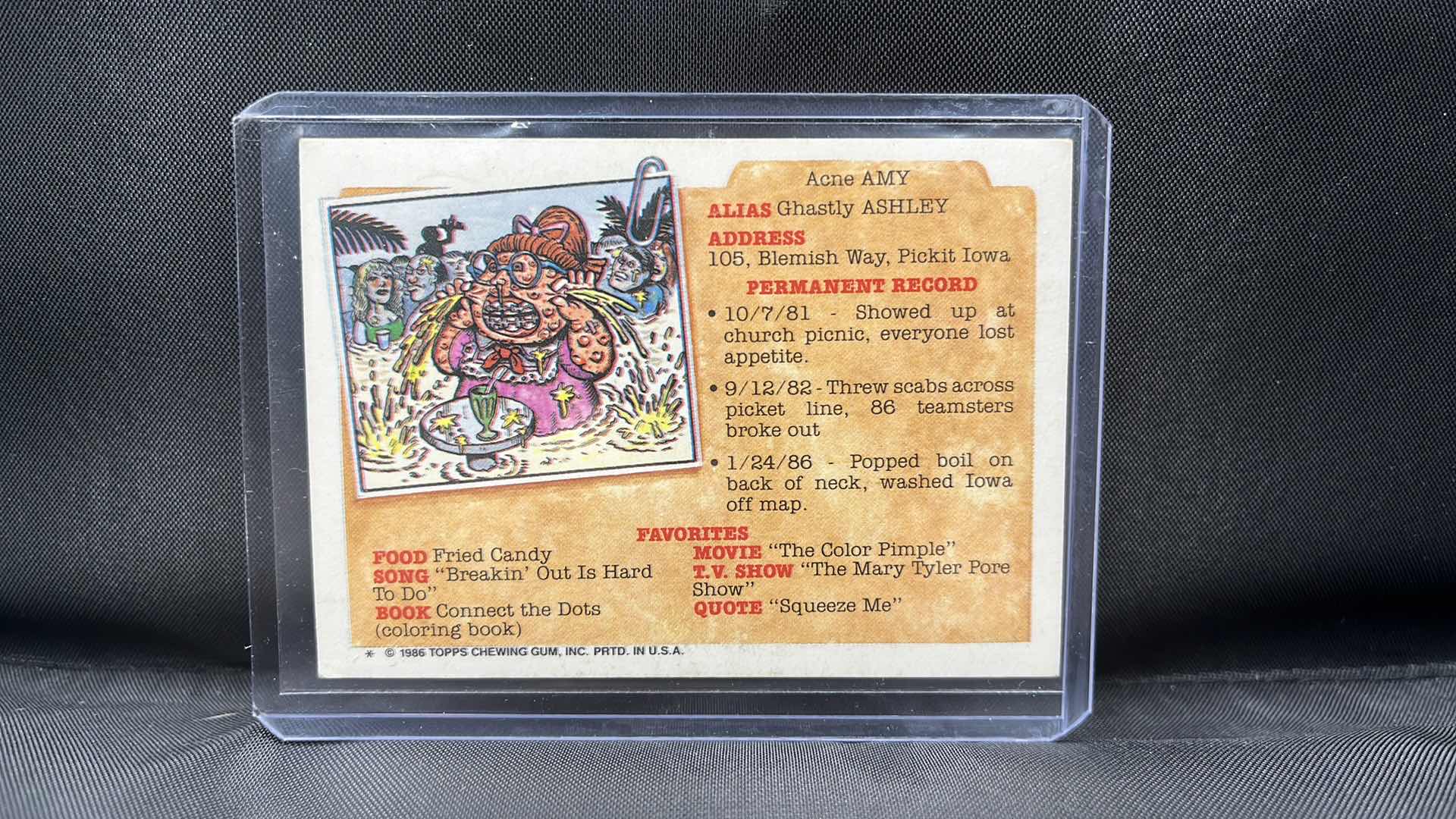 Photo 1 of EARL PAINTING 1986 GARBAGE PAIL KIDS GPK VINTAGE CARD STICKER #178a RARE